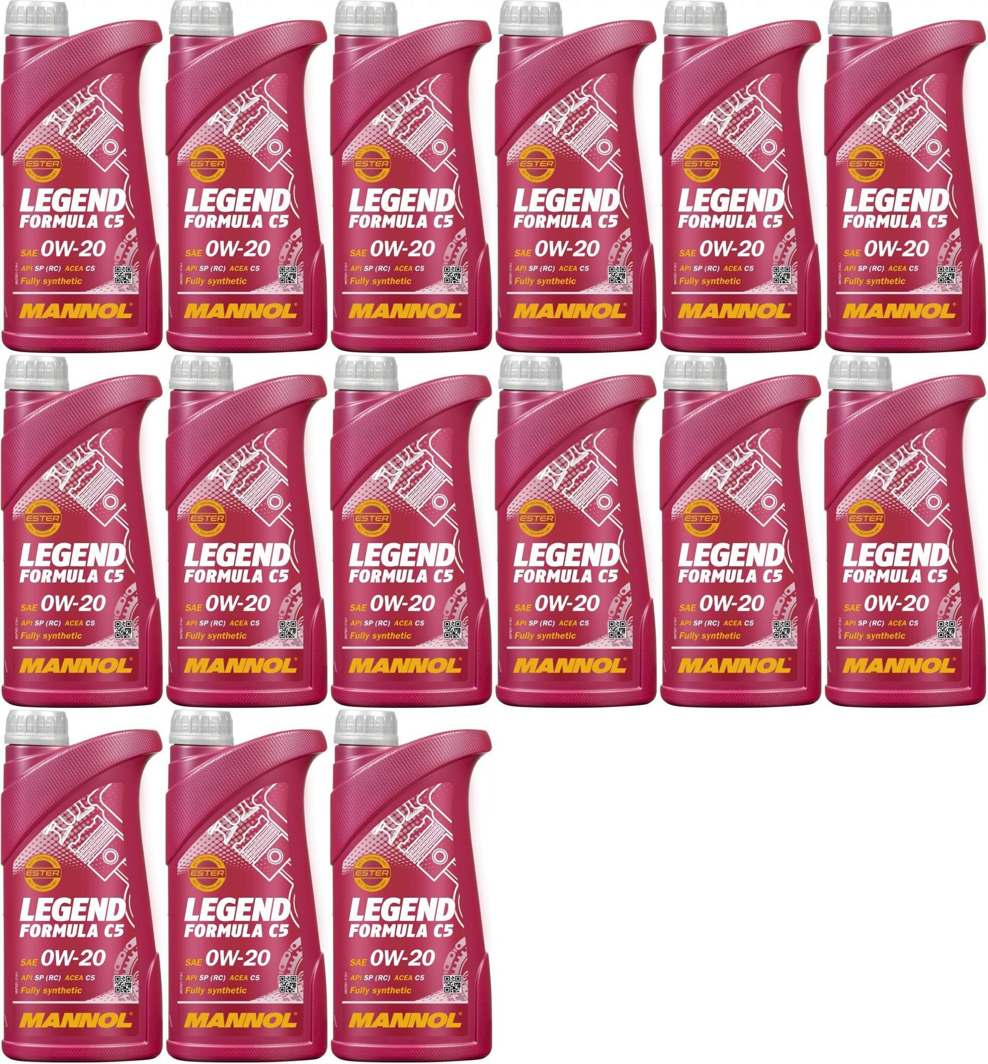 MANNOL 7921 Legend Formula C5 0W-20 Motoröl 15x 1l = 15 Liter
