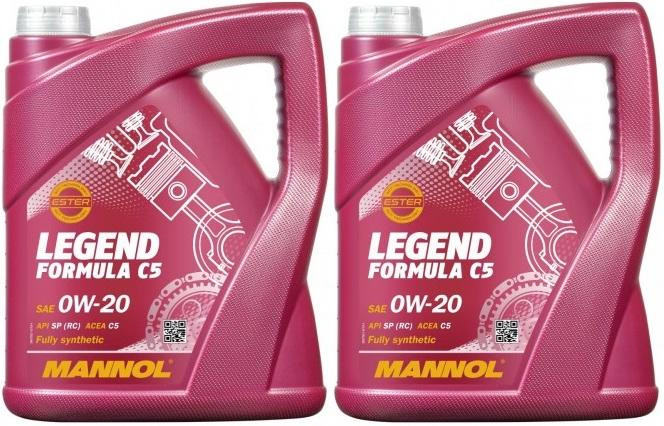 MANNOL 7921 Legend Formula C5 0W-20 Motoröl 2x 5 = 10 Liter