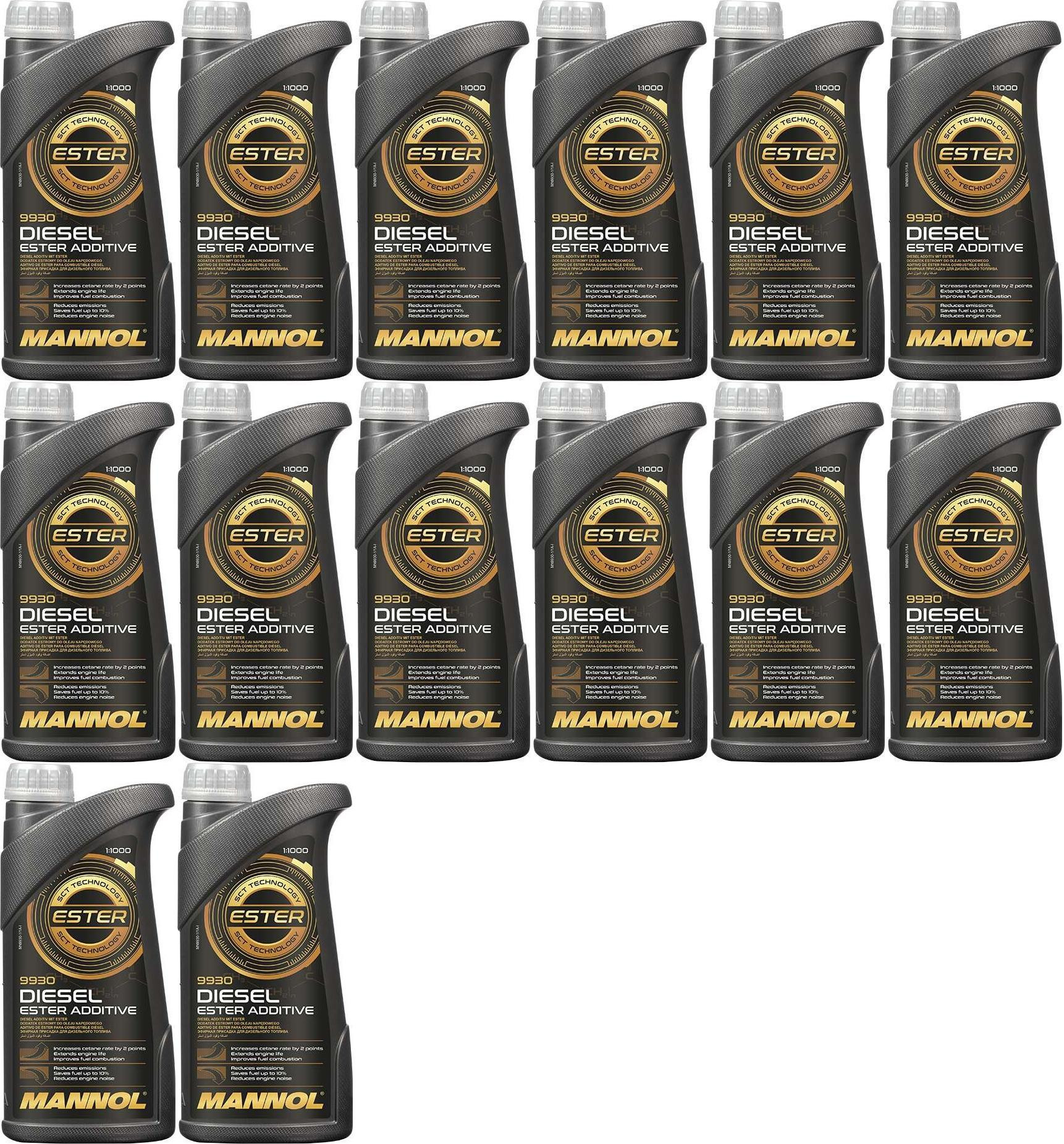 MANNOL 9930 Diesel Ester Additiv 14x 1l = 14 Liter