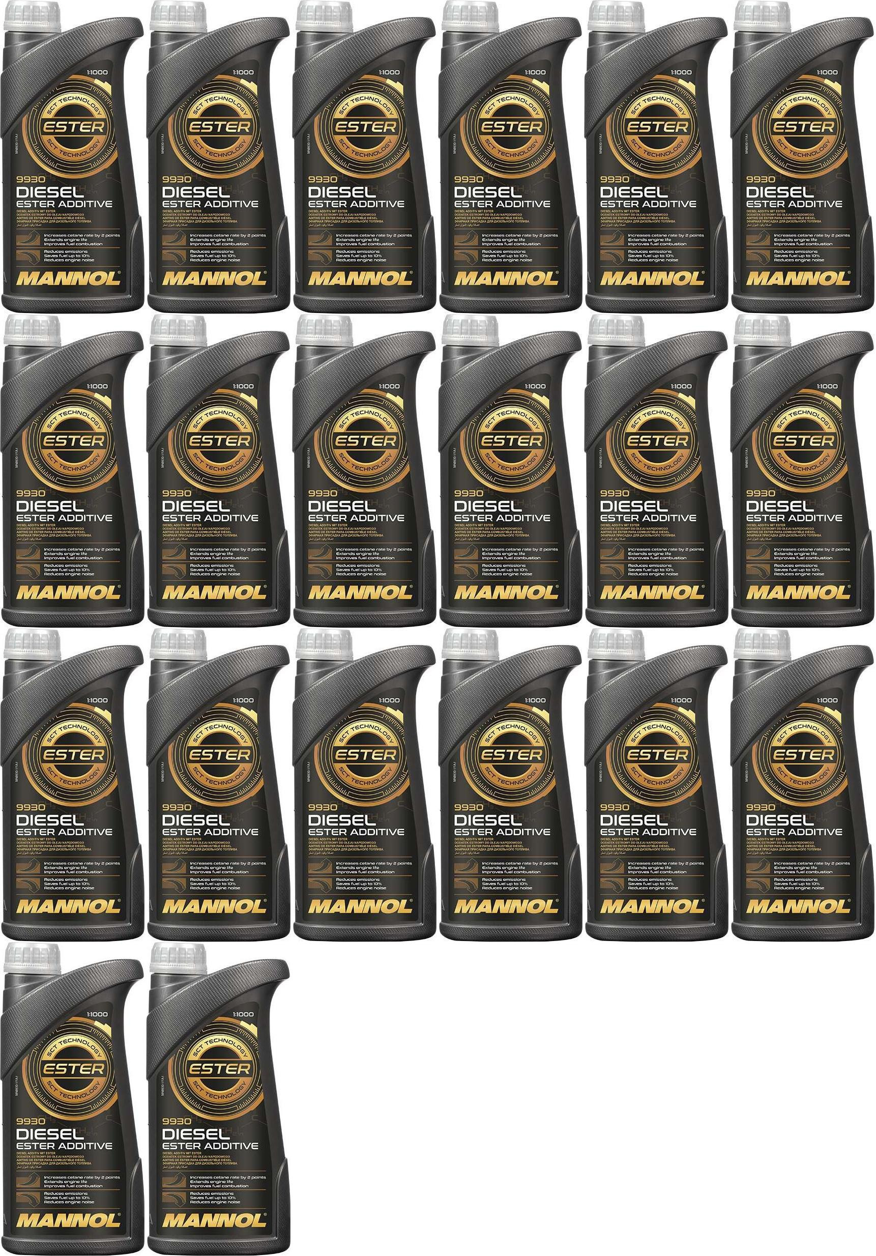 MANNOL 9930 Diesel Ester Additiv 20x 1l = 20 Liter
