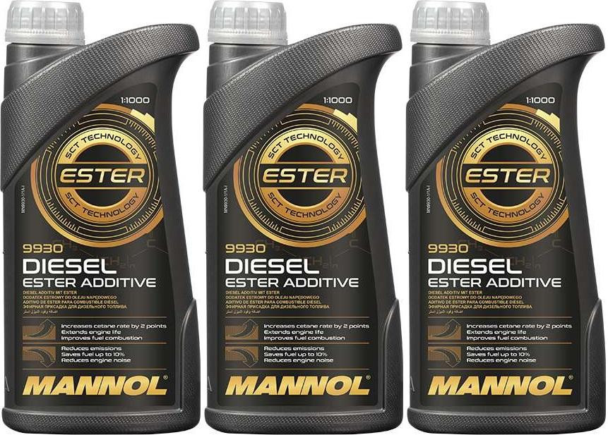 MANNOL 9930 Diesel Ester Additiv 3x 1l = 3 Liter