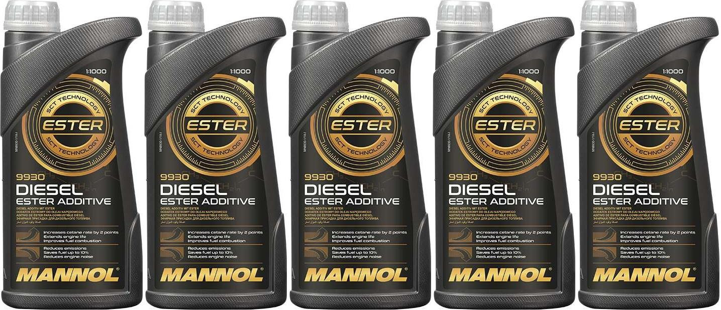 MANNOL 9930 Diesel Ester Additiv 5x 1l = 5 Liter