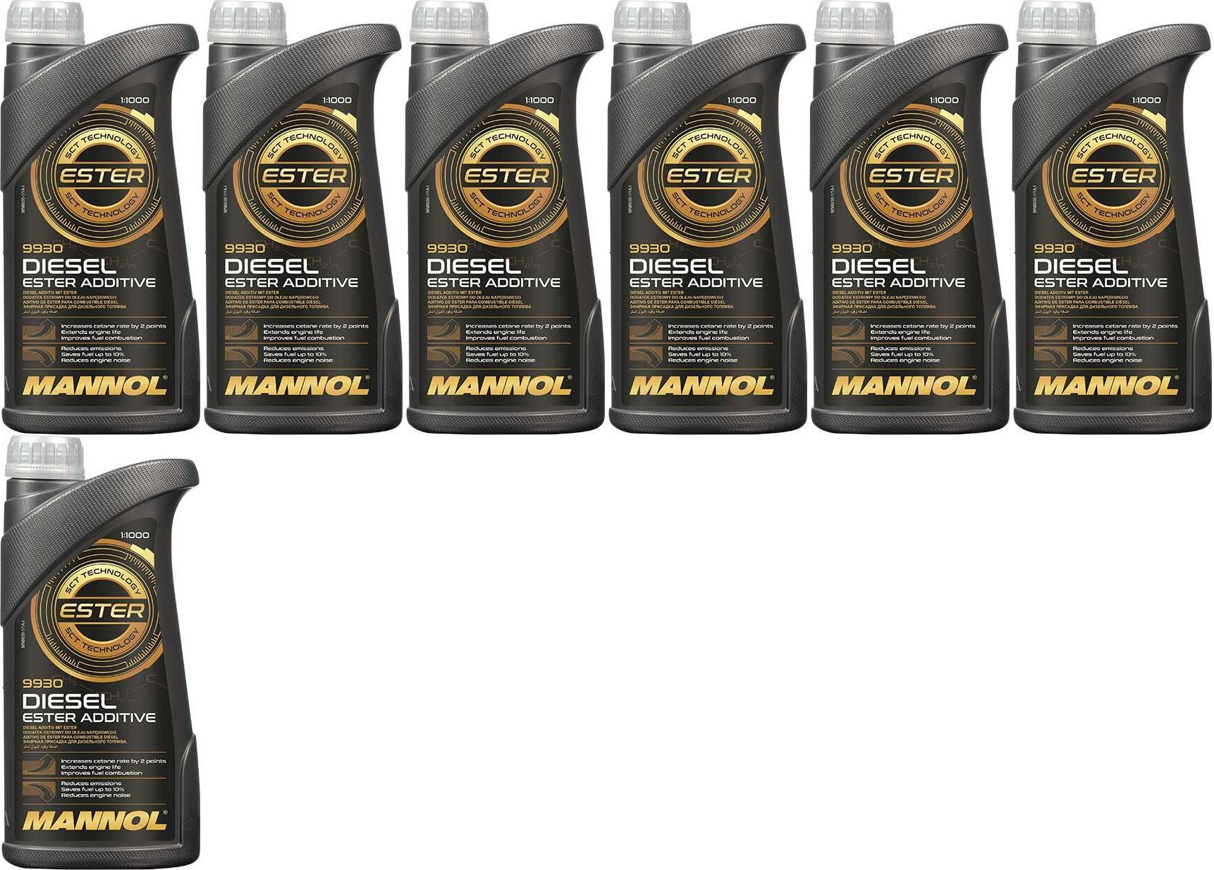 MANNOL 9930 Diesel Ester Additiv 7x 1l = 7 Liter