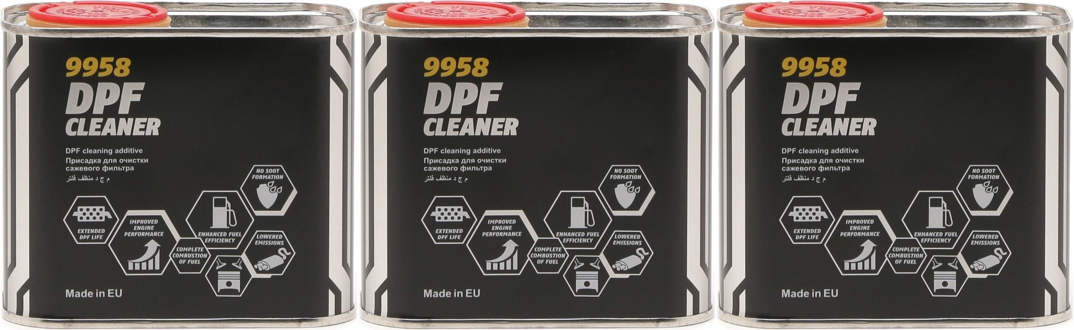 MANNOL 9958 DPF Cleaner 3x 400 Milliliter