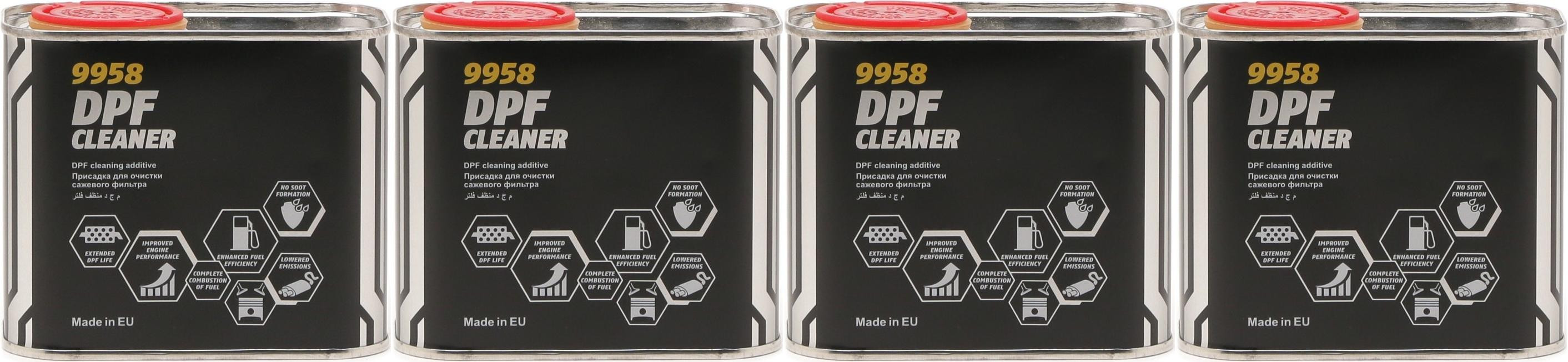 MANNOL 9958 DPF Cleaner 4x 400 Milliliter