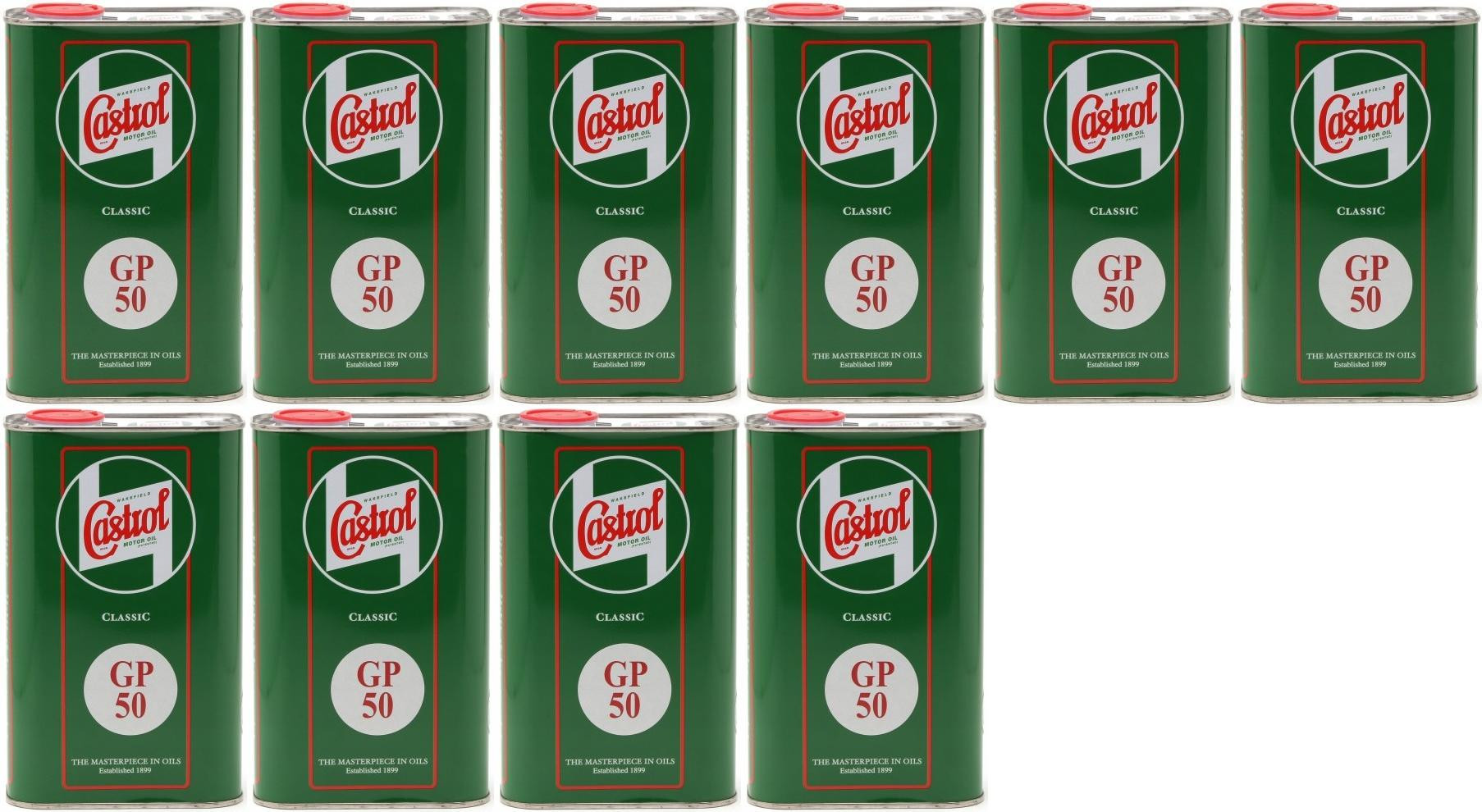Castrol Classic GP SAE 50 Oldtimer Einbereichs Motoröl 10x 1l = 10 Liter