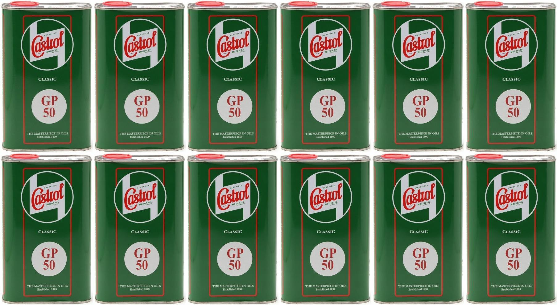 Castrol Classic GP SAE 50 Oldtimer Einbereichs Motoröl 12x 1l = 12 Liter