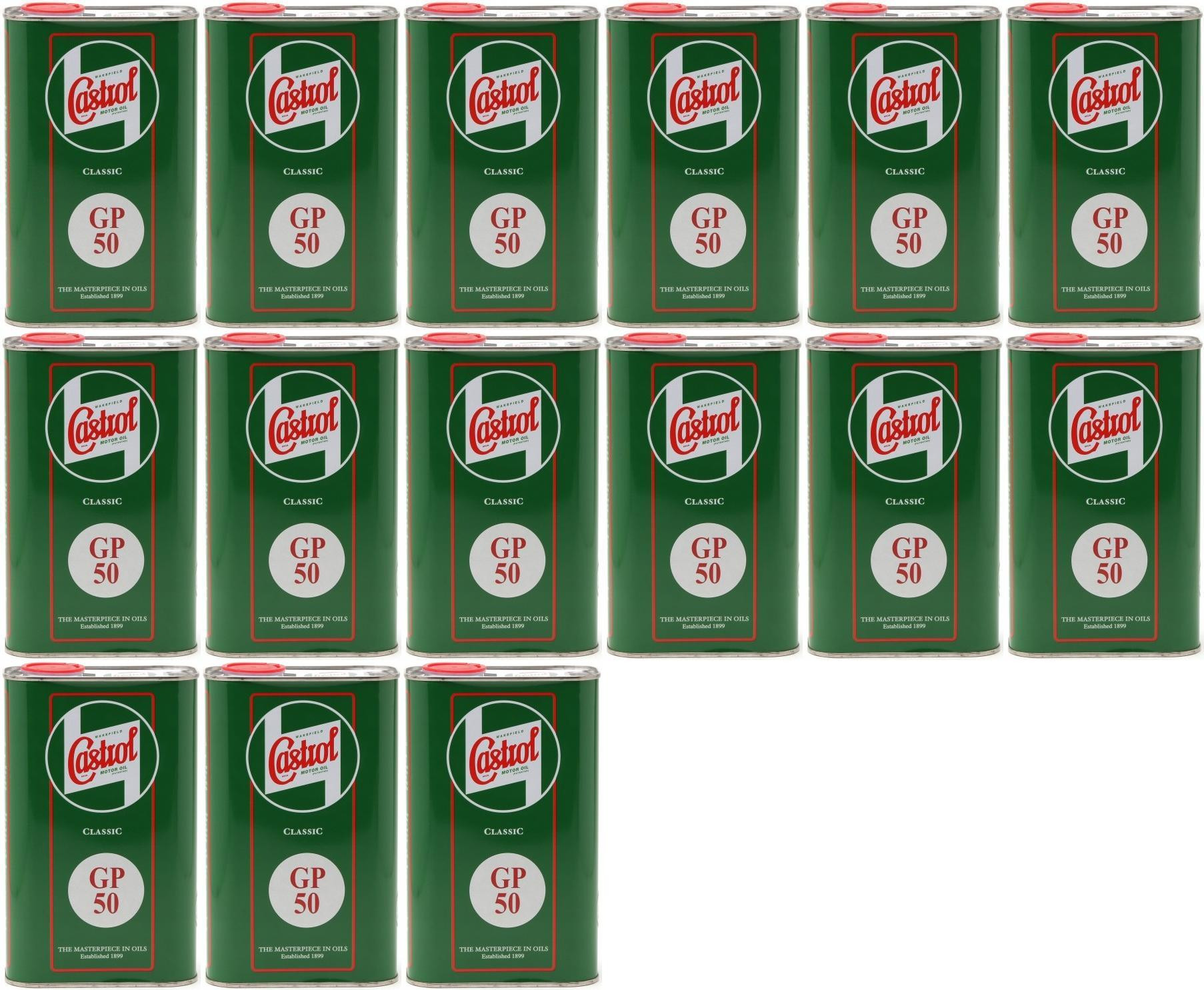 Castrol Classic GP SAE 50 Oldtimer Einbereichs Motoröl 15x 1l = 15 Liter