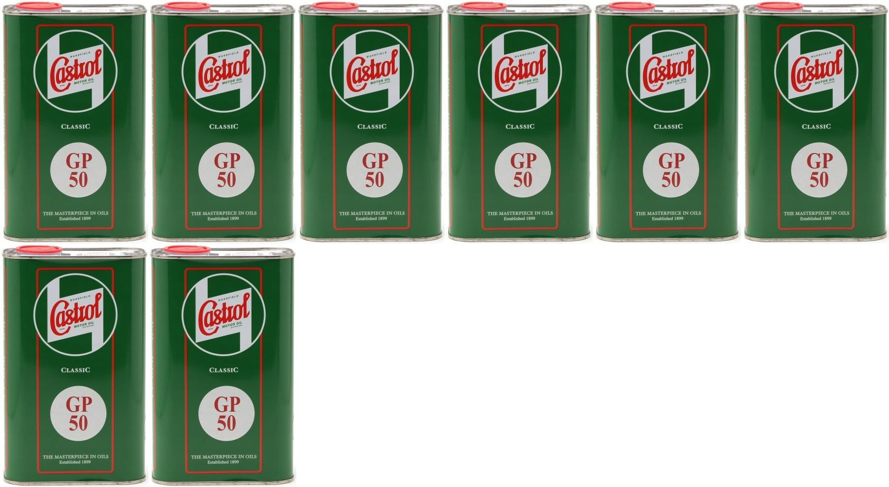 Castrol Classic GP SAE 50 Oldtimer Einbereichs Motoröl 8x 1l = 8 Liter