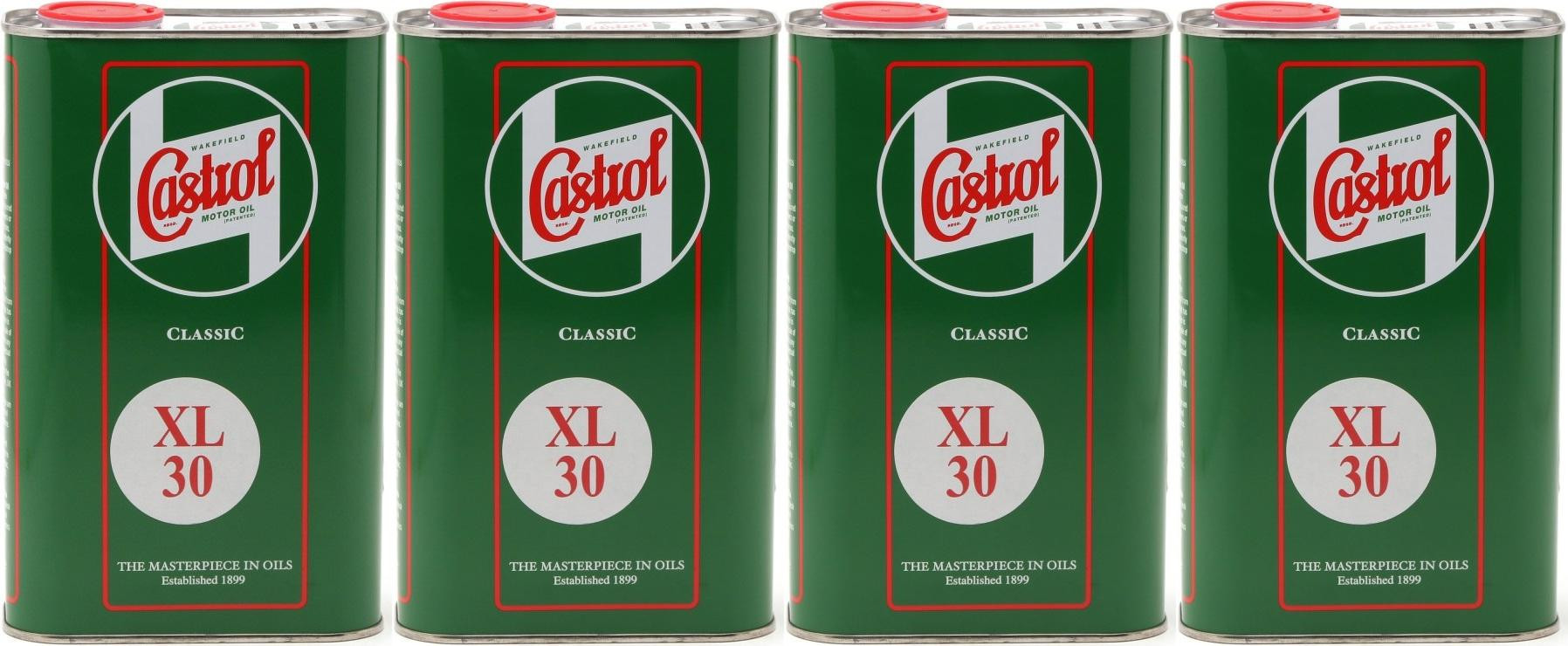 Castrol Classic XL SAE 30 Oldtimer Einbereichs Motoröl 4x 1l = 4 Liter