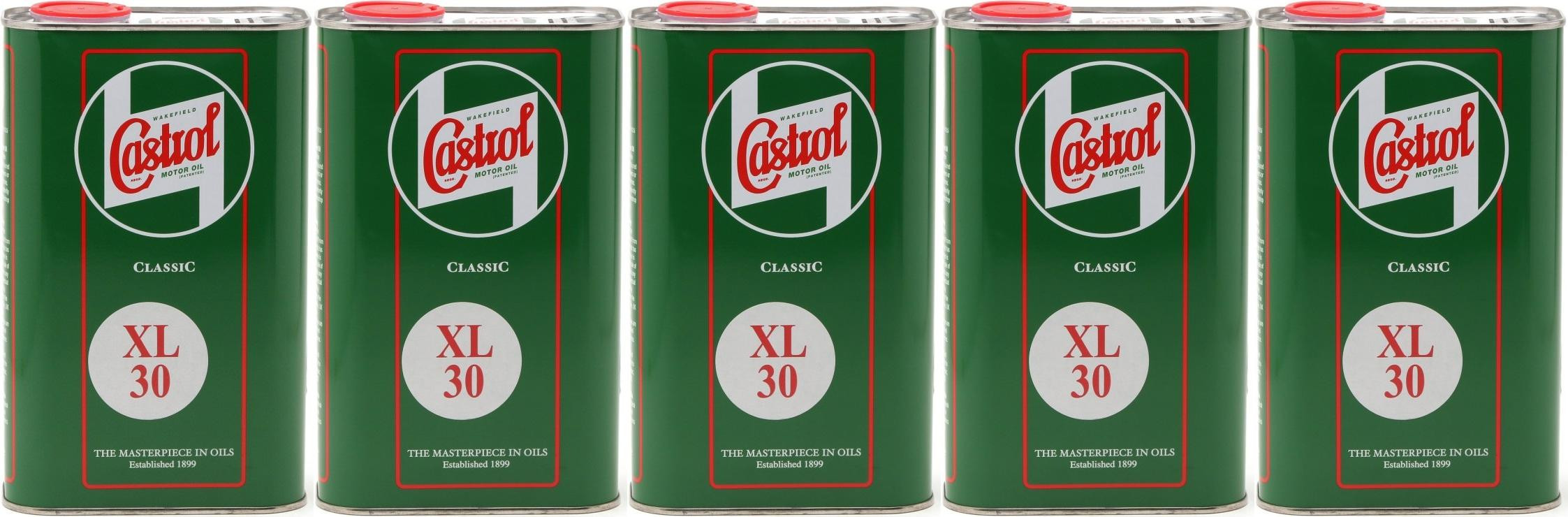 Castrol Classic XL SAE 30 Oldtimer Einbereichs Motoröl 5x 1l = 5 Liter