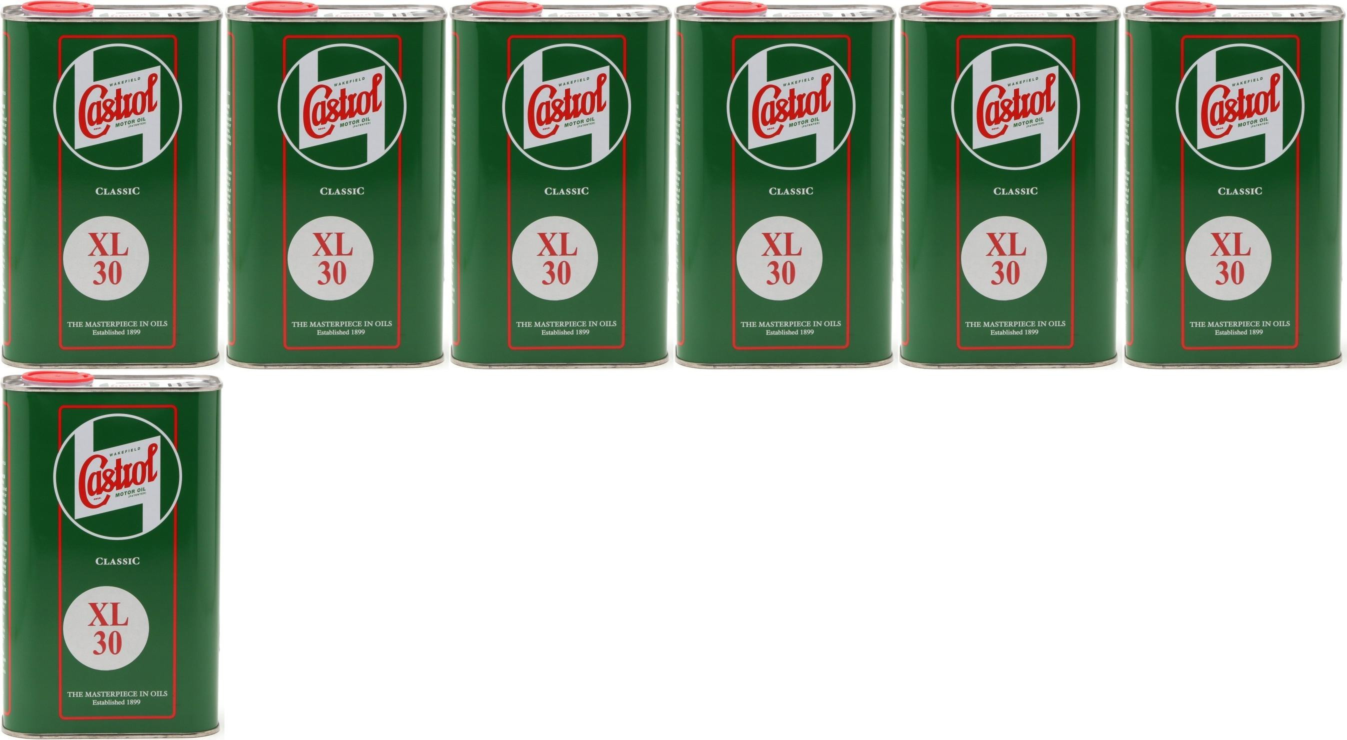 Castrol Classic XL SAE 30 Oldtimer Einbereichs Motoröl 7x 1l = 7 Liter