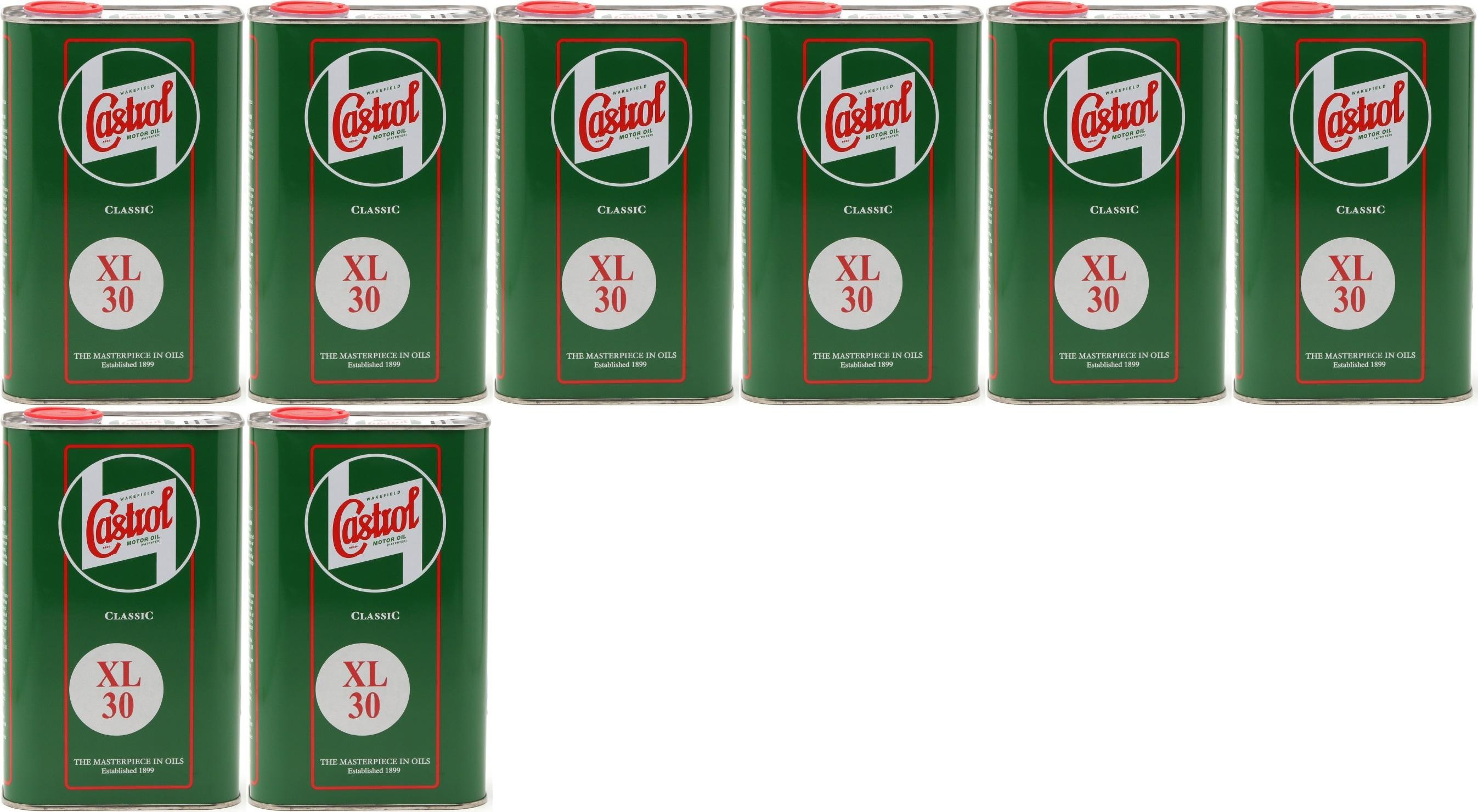 Castrol Classic XL SAE 30 Oldtimer Einbereichs Motoröl 8x 1l = 8 Liter