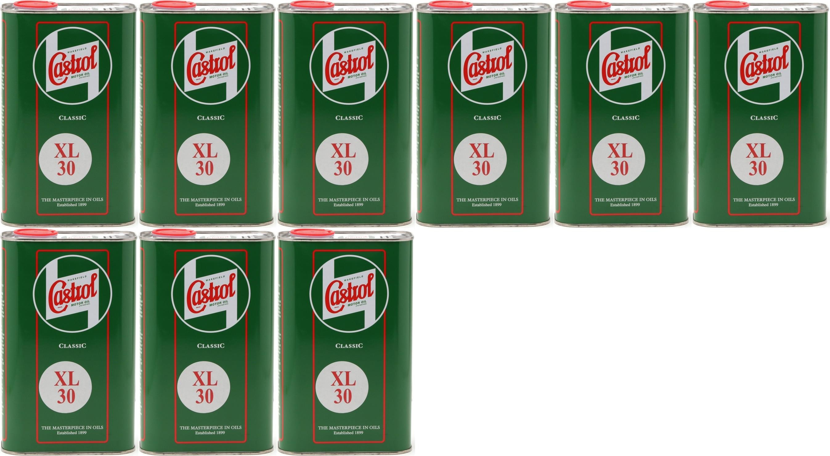 Castrol Classic XL SAE 30 Oldtimer Einbereichs Motoröl 9x 1l = 9 Liter