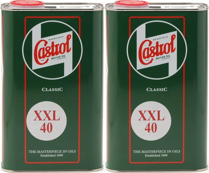 Castrol Classic XXL SAE 40 Oldtimer Einbereichs Motoröl 2x 1l = 2 Liter