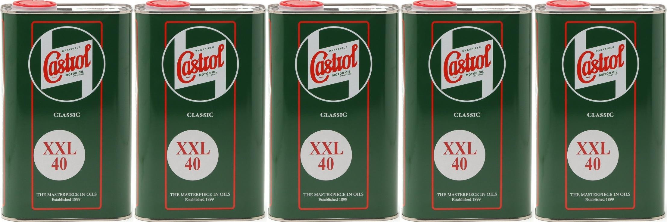Castrol Classic XXL SAE 40 Oldtimer Einbereichs Motoröl 5x 1l = 5 Liter