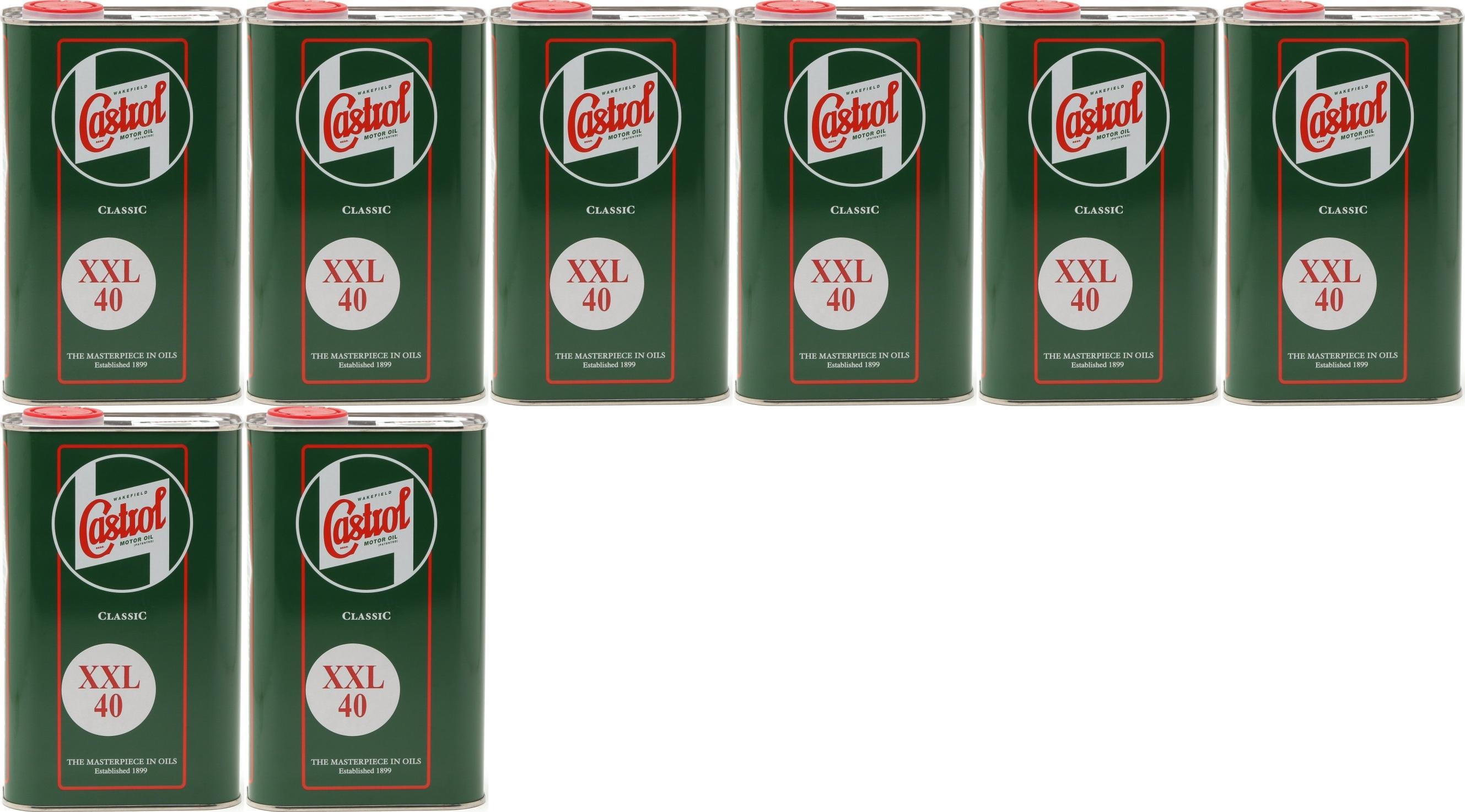 Castrol Classic XXL SAE 40 Oldtimer Einbereichs Motoröl 8x 1l = 8 Liter