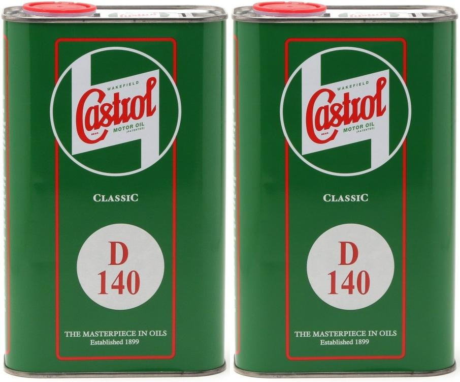 Castrol Classic D SAE 140 Monograde API GL 3 Getriebeöl 2x 1l = 2 Liter