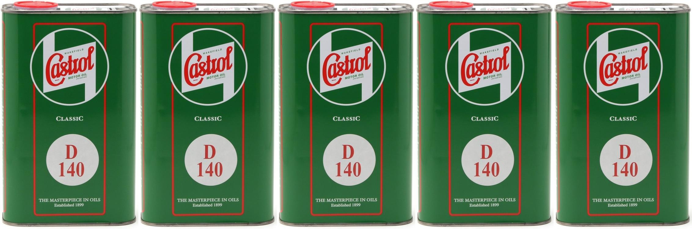 Castrol Classic D SAE 140 Monograde API GL 3 Getriebeöl 5x 1l = 5 Liter