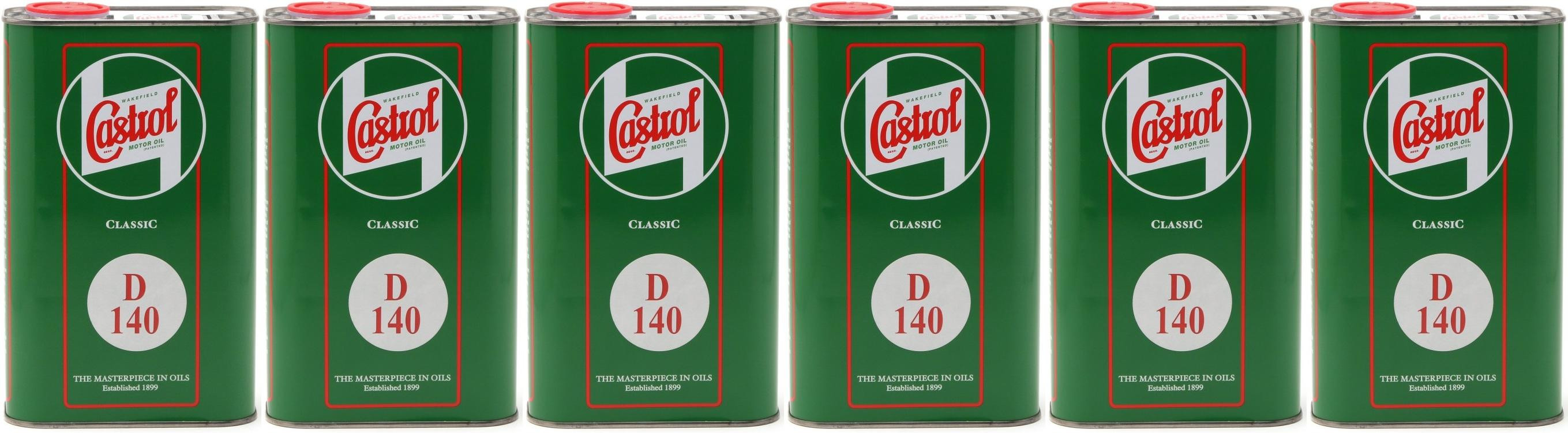 Castrol Classic D SAE 140 Monograde API GL 3 Getriebeöl 6x 1l = 6 Liter