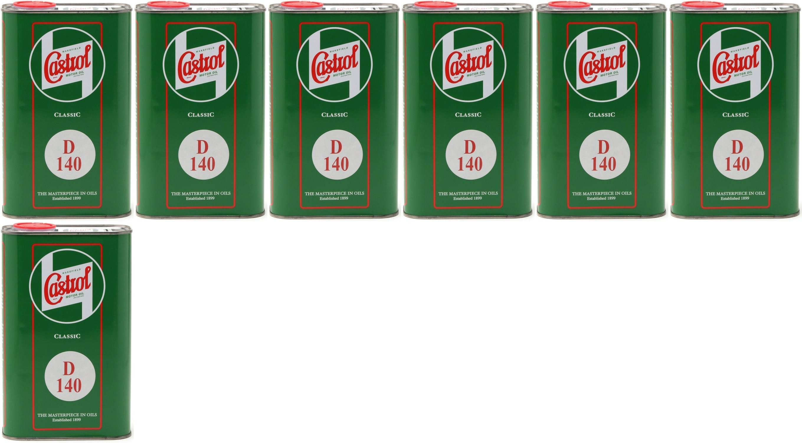 Castrol Classic D SAE 140 Monograde API GL 3 Getriebeöl 7x 1l = 7 Liter