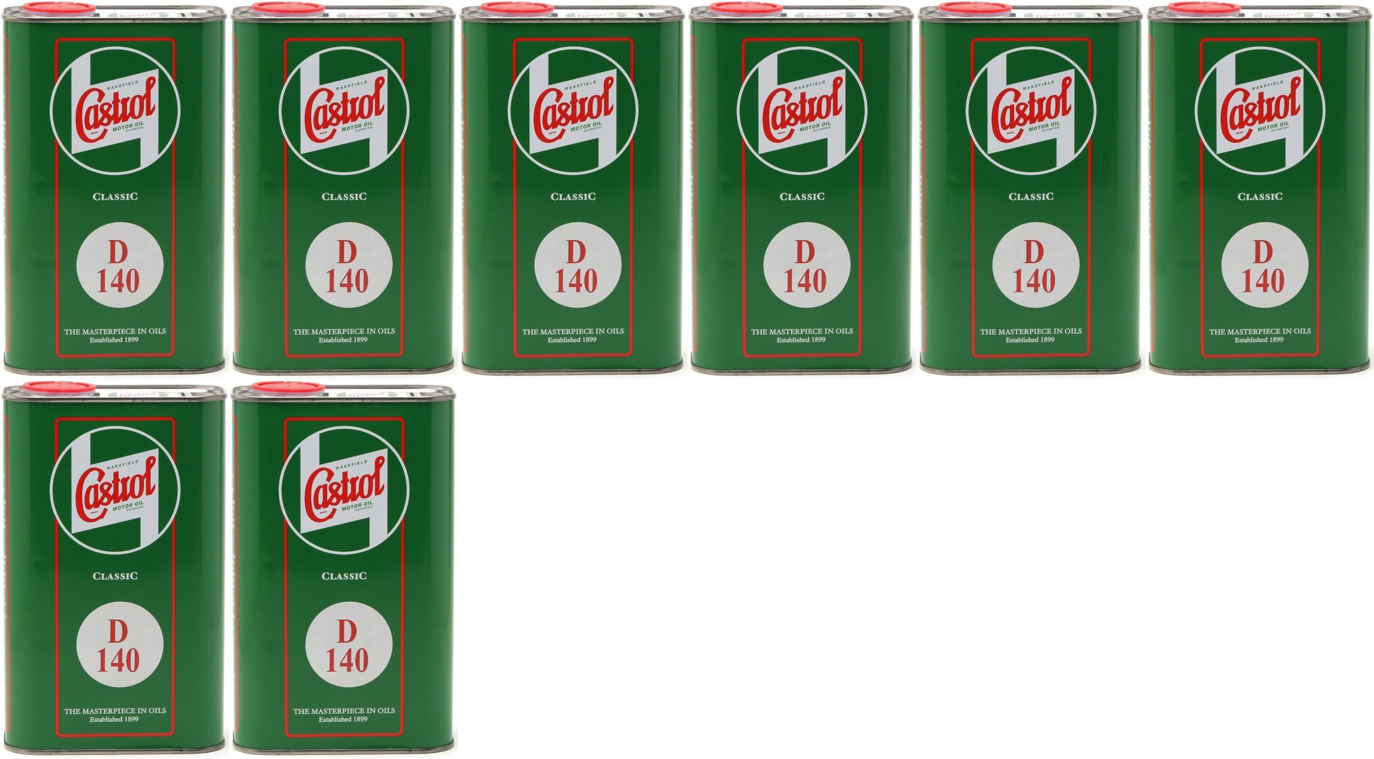 Castrol Classic D SAE 140 Monograde API GL 3 Getriebeöl 8x 1l = 8 Liter