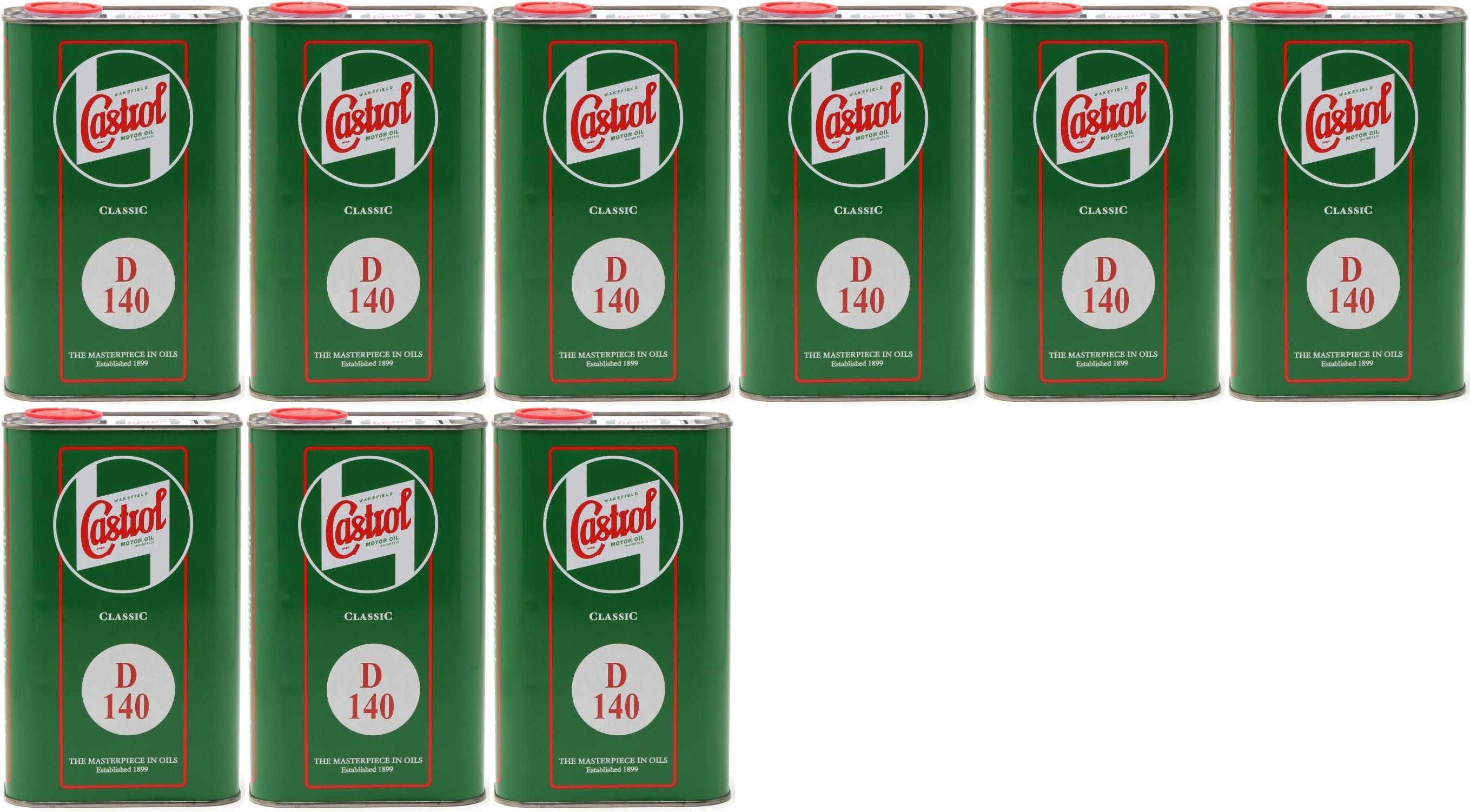 Castrol Classic D SAE 140 Monograde API GL 3 Getriebeöl 9x 1l = 9 Liter
