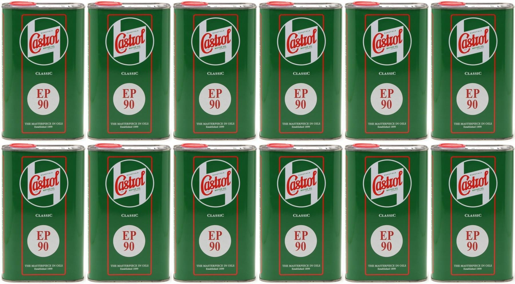 Castrol Classic EP SAE 90 Extreme Pressure API GL 4 Getriebeöl 12x 1l = 12 Liter