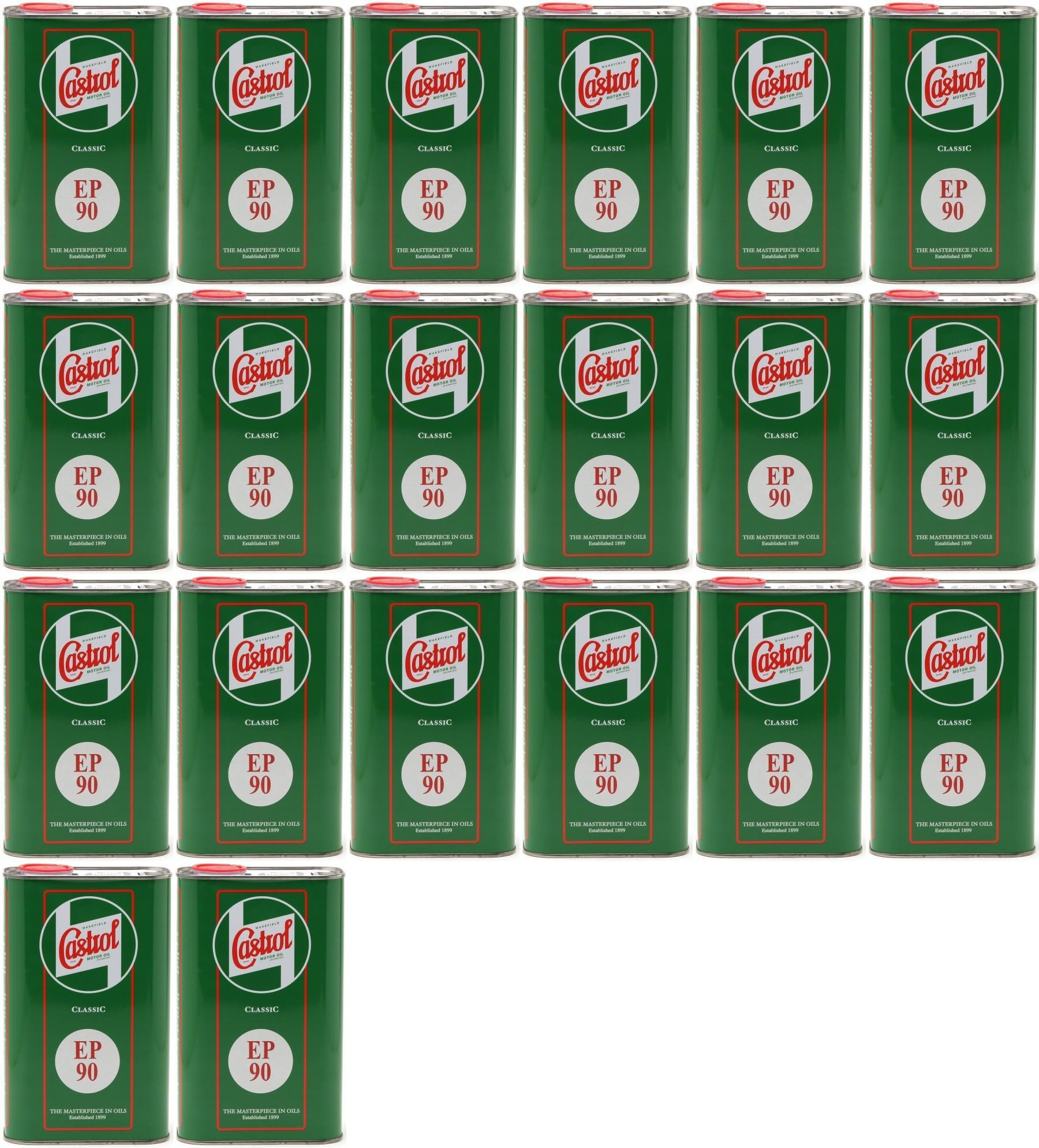 Castrol Classic EP SAE 90 Extreme Pressure API GL 4 Getriebeöl 20x 1l = 20 Liter