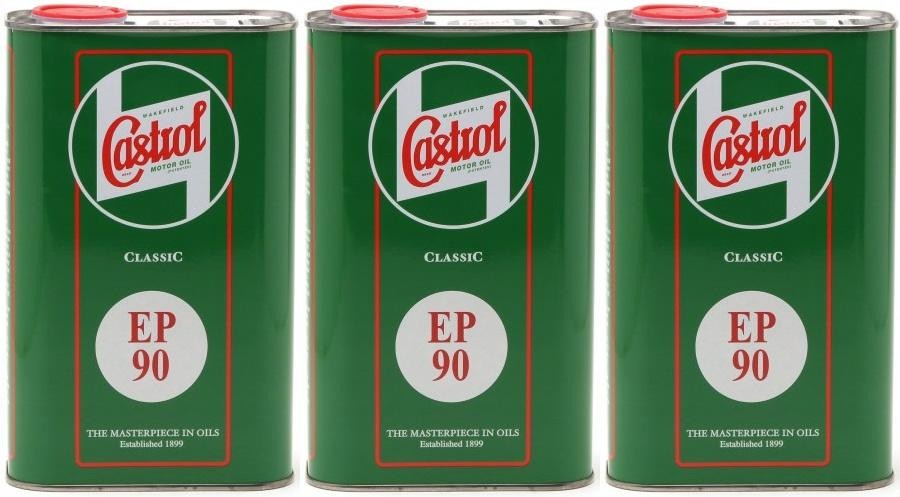 Castrol Classic EP SAE 90 Extreme Pressure API GL 4 Getriebeöl 3x 1l = 3 Liter