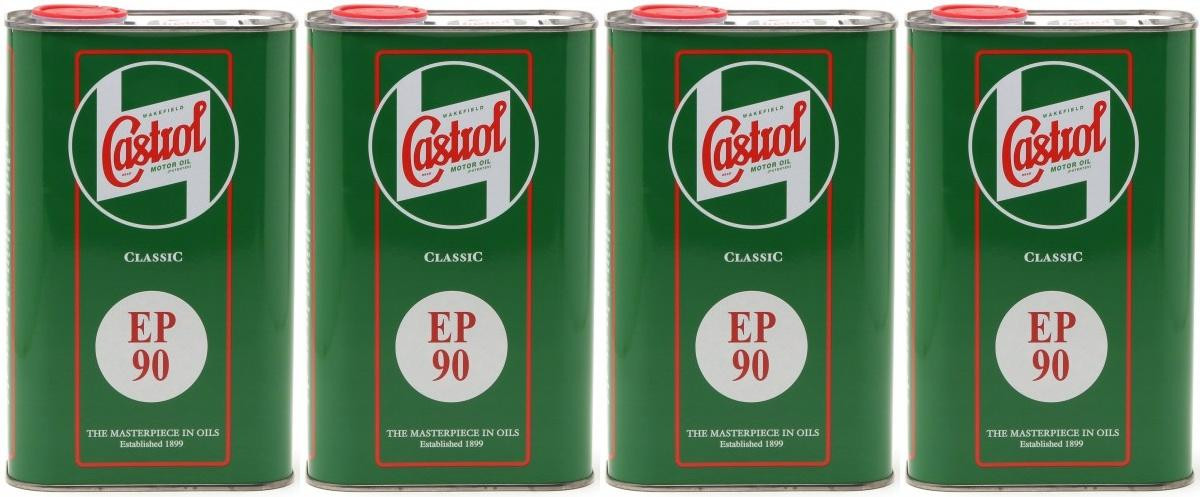 Castrol Classic EP SAE 90 Extreme Pressure API GL 4 Getriebeöl 4x 1l = 4 Liter