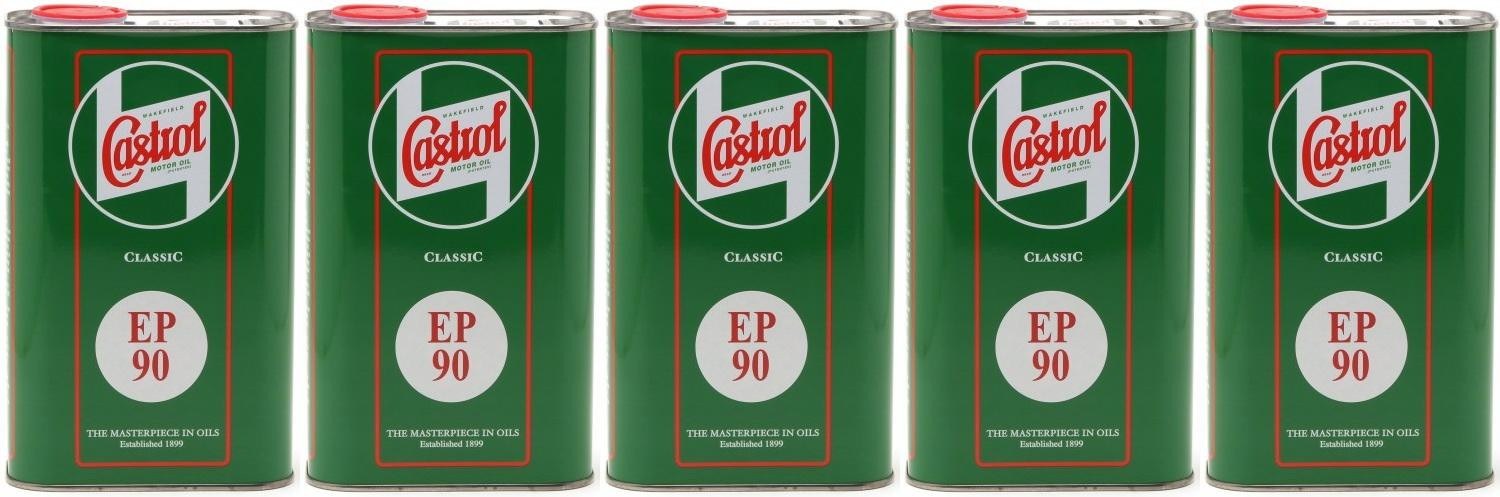 Castrol Classic EP SAE 90 Extreme Pressure API GL 4 Getriebeöl 5x 1l = 5 Liter