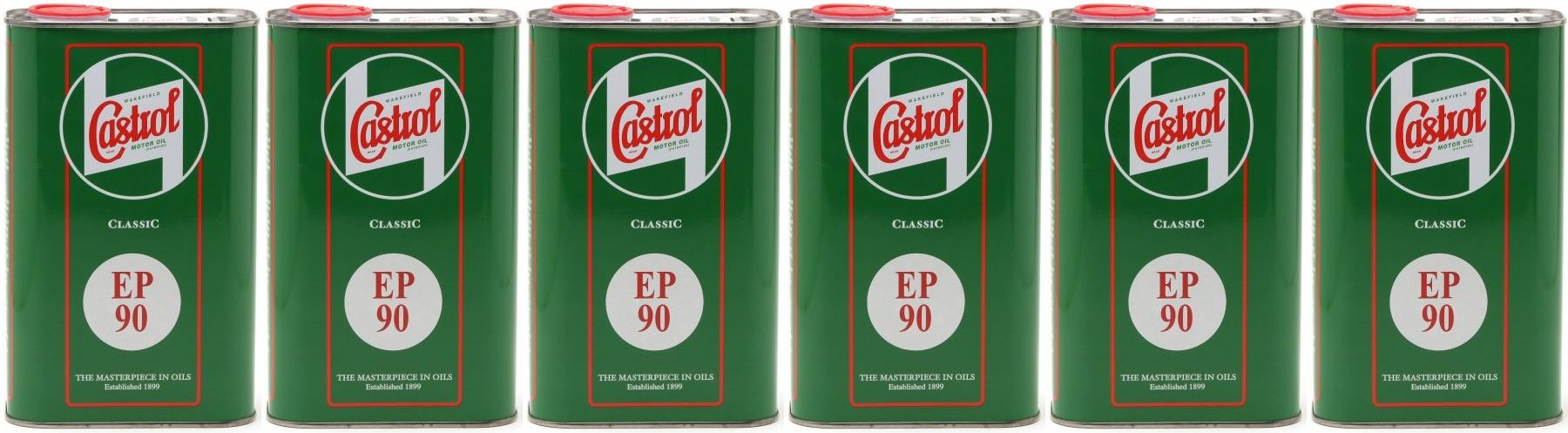 Castrol Classic EP SAE 90 Extreme Pressure API GL 4 Getriebeöl 6x 1l = 6 Liter