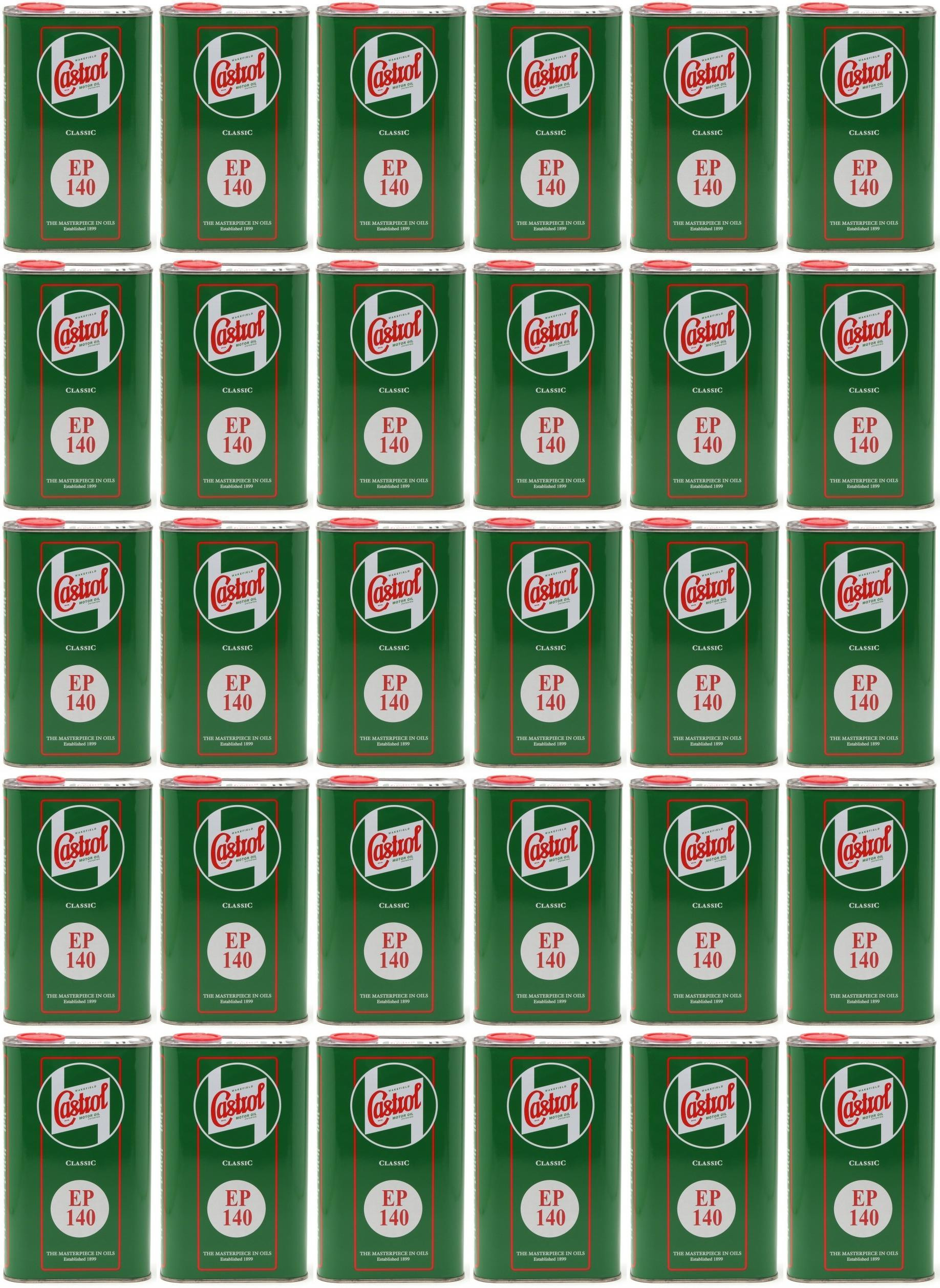 Castrol Classic EP SAE 140 Extreme Pressure API GL 4 Getriebeöl 30x 1l=30 Liter