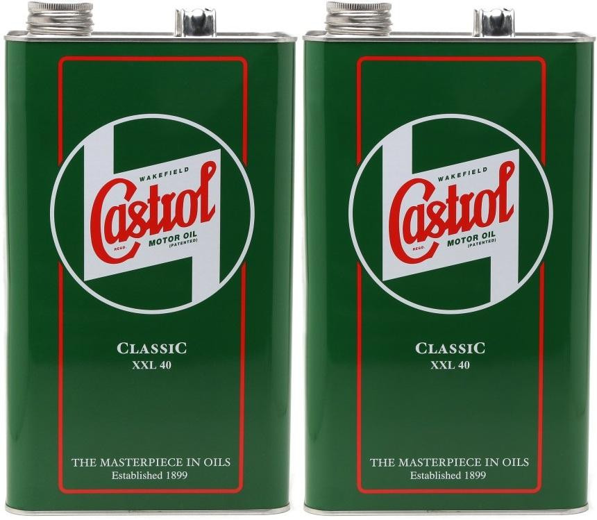 Castrol Classic XXL SAE 40 Oldtimer Einbereichs Motoröl 2x 5 = 10 Liter