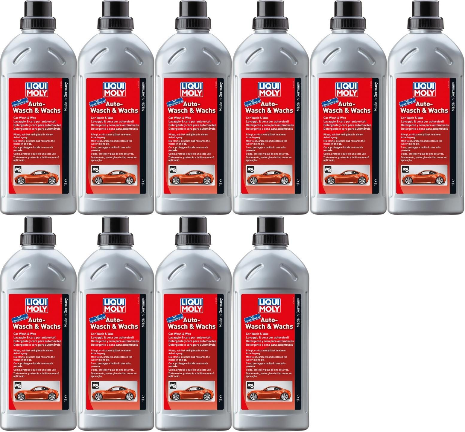 Liqui Moly 1542 Auto-Wasch & Wachs 10x 1l = 10 Liter