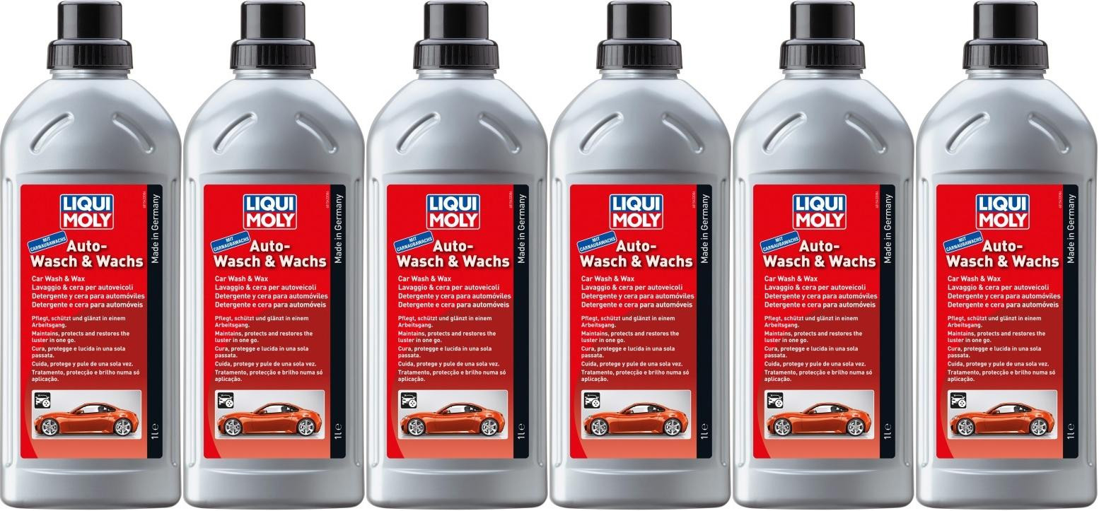 Liqui Moly 1542 Auto-Wasch & Wachs 6x 1l = 6 Liter