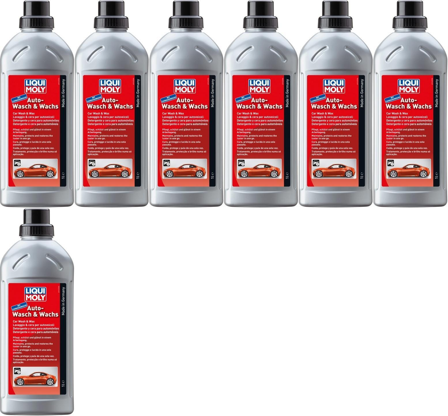 Liqui Moly 1542 Auto-Wasch & Wachs 7x 1l = 7 Liter