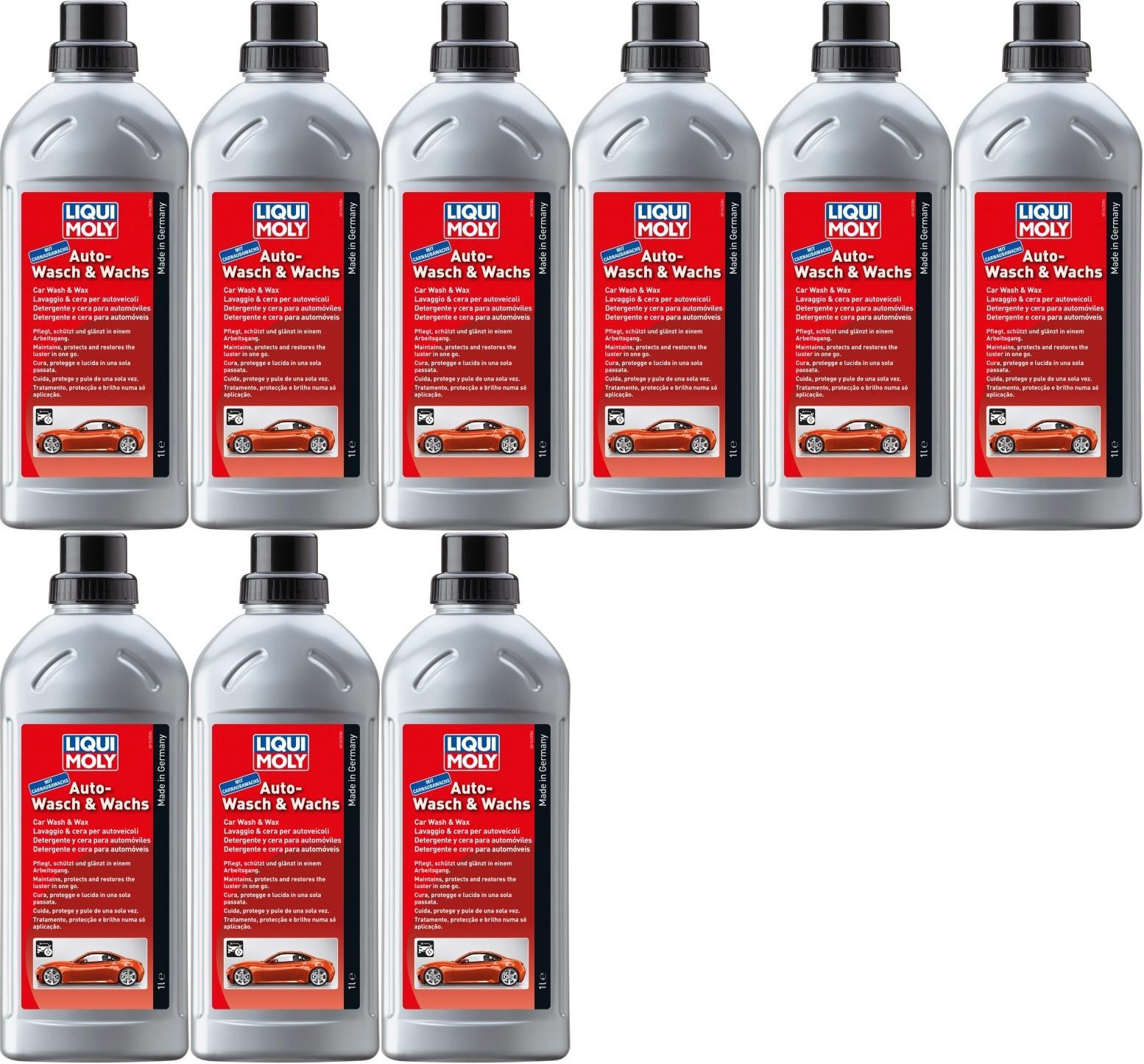 Liqui Moly 1542 Auto-Wasch & Wachs 9x 1l = 9 Liter