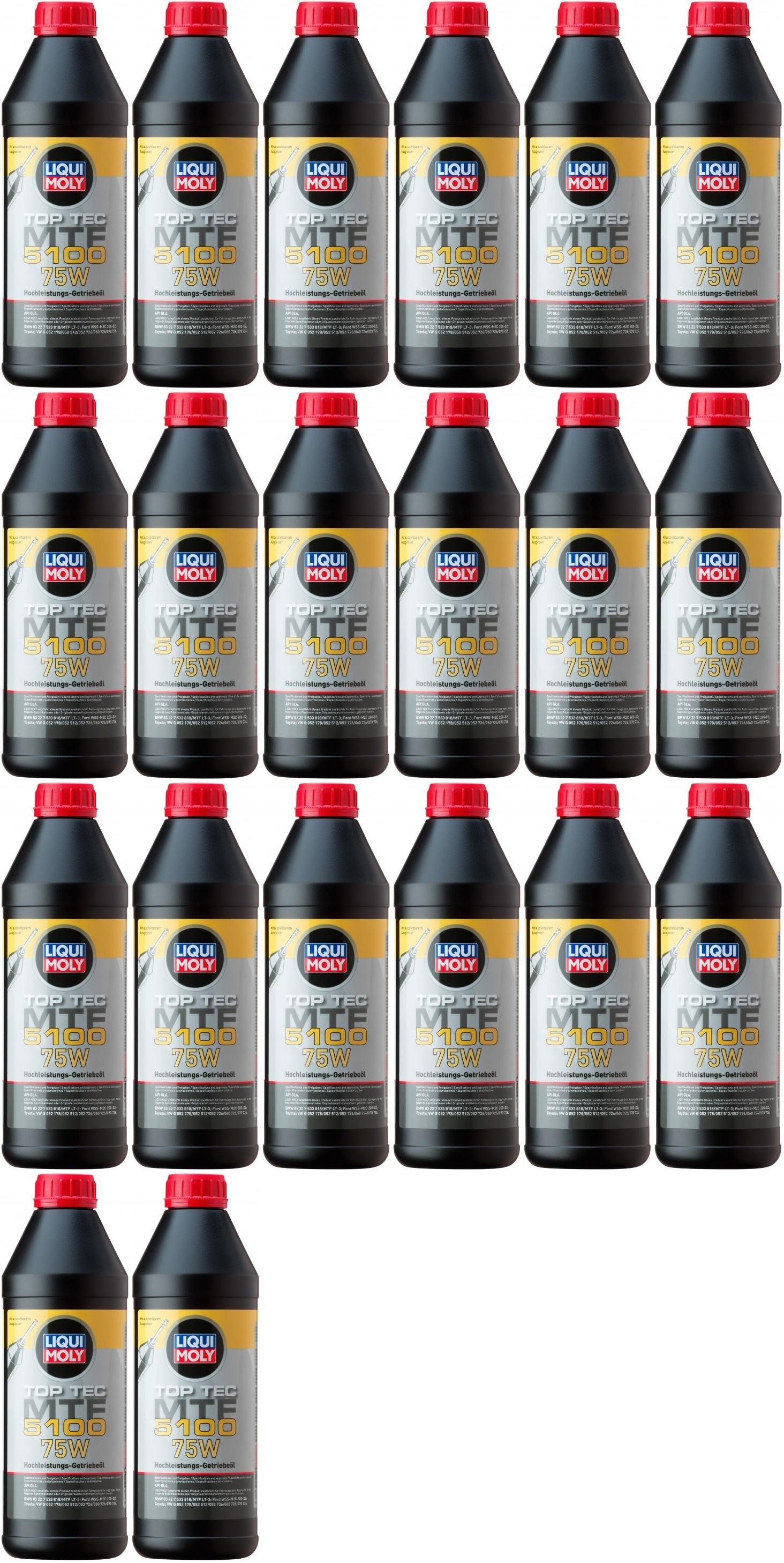 Liqui Moly 20842 Top Tec MTF 5100 75W 20x 1l = 20 Liter