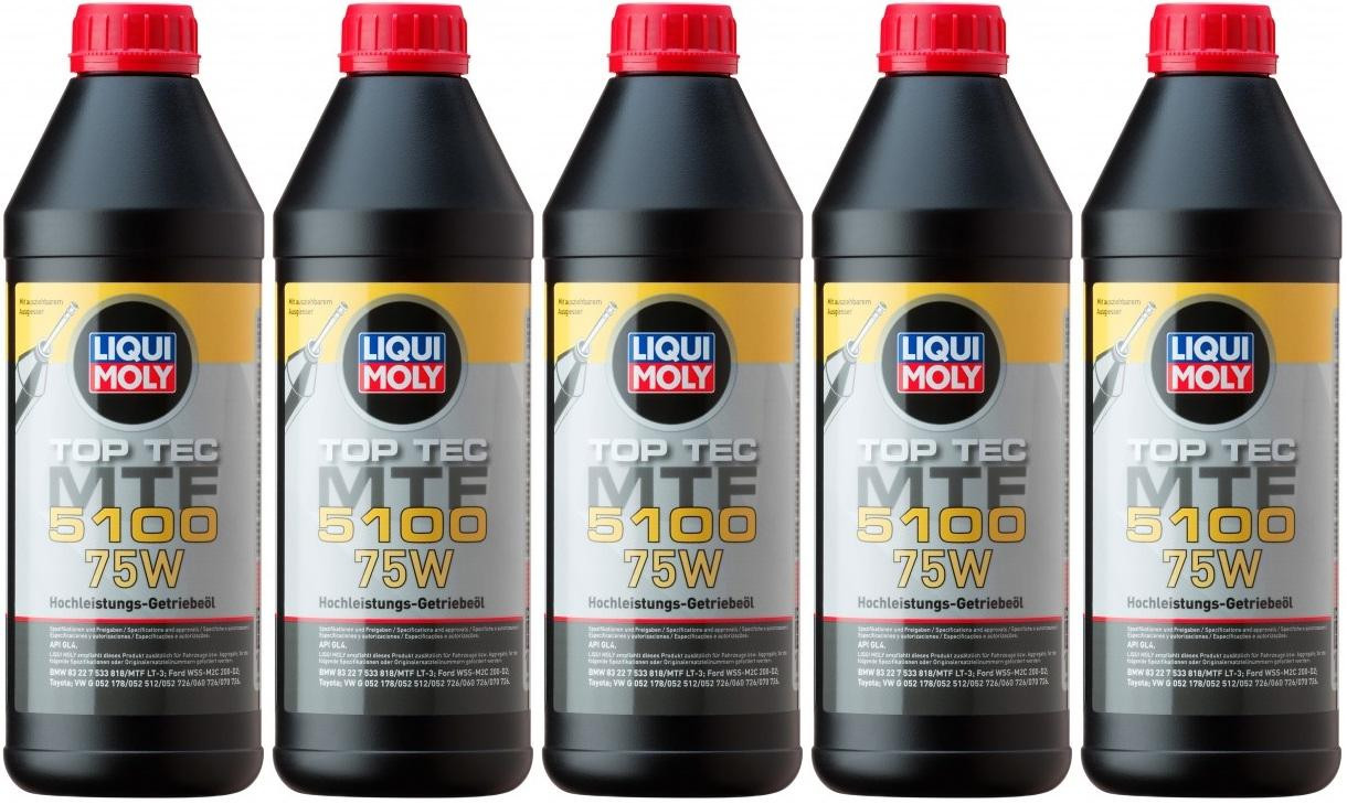 Liqui Moly 20842 Top Tec MTF 5100 75W 5x 1l = 5 Liter