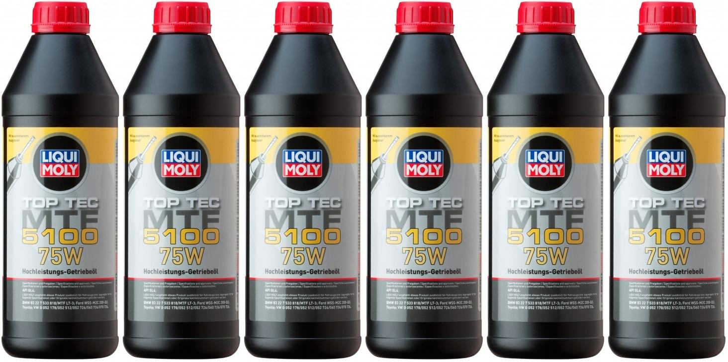Liqui Moly 20842 Top Tec MTF 5100 75W 6x 1l = 6 Liter