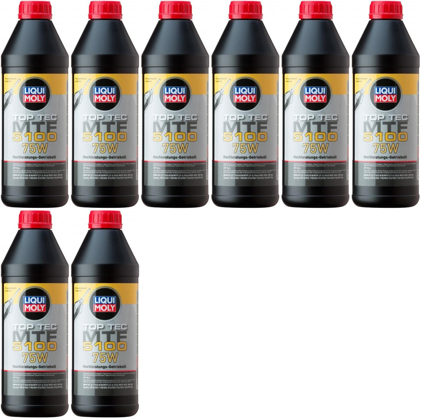 Liqui Moly 20842 Top Tec MTF 5100 75W 8x 1l = 8 Liter