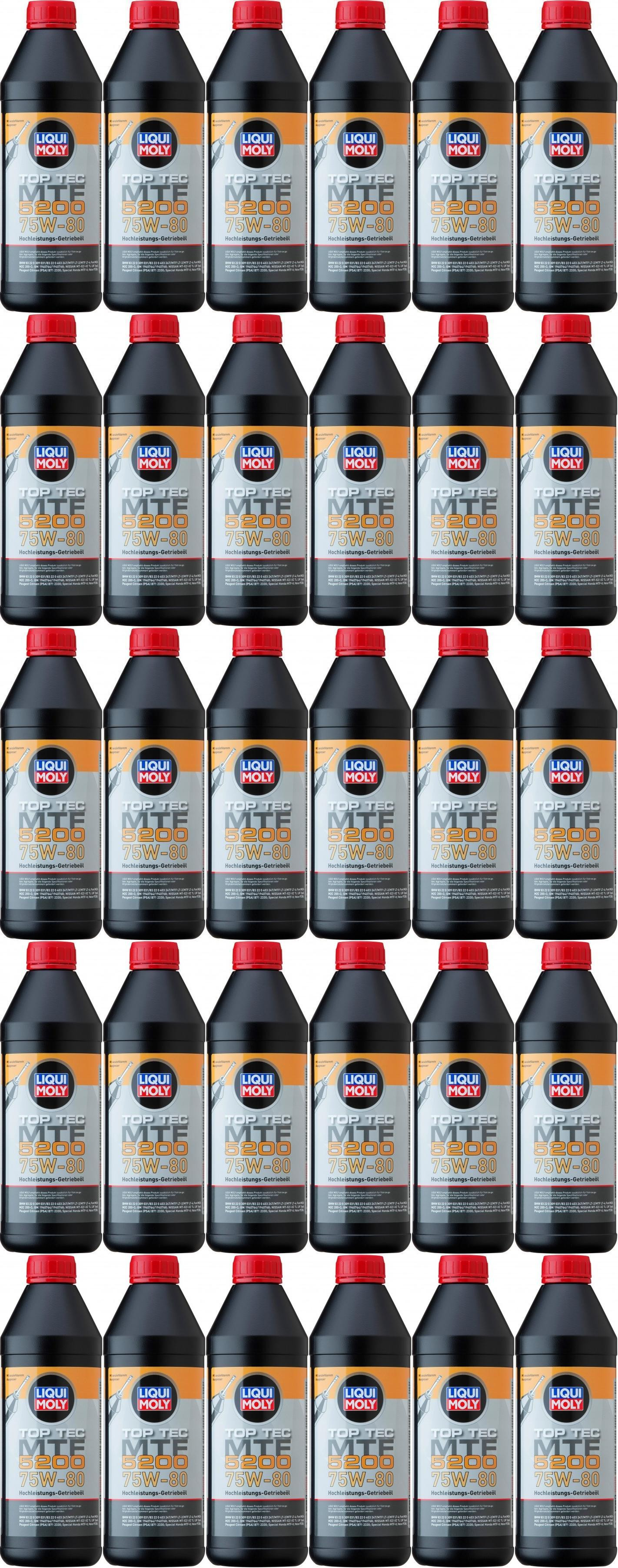 Liqui Moly 20845 Top Tec MTF 5200 75W-80 30x 1l = 30 Liter