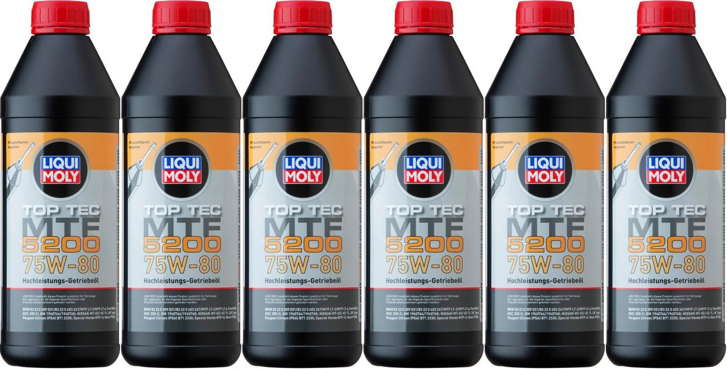 Liqui Moly 20845 Top Tec MTF 5200 75W-80 6x 1l = 6 Liter