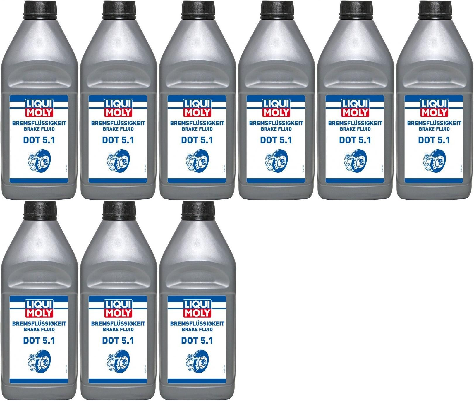 Liqui Moly 21162 Bremsflüssigkeit DOT 5.1 9x 1l = 9 Liter
