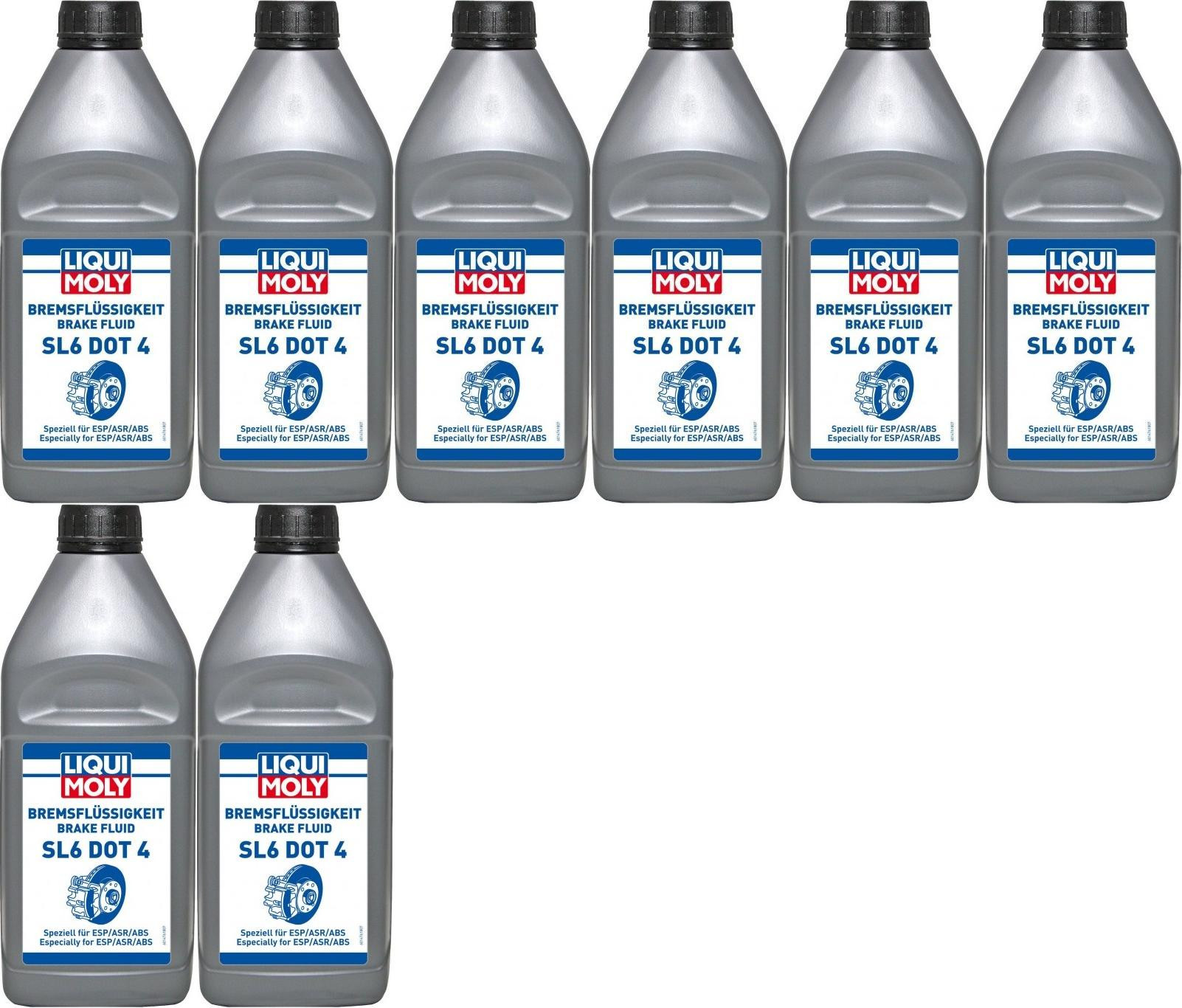 Liqui Moly 21168 Bremsflüssigkeit SL6 DOT 4 8x 1l = 8 Liter