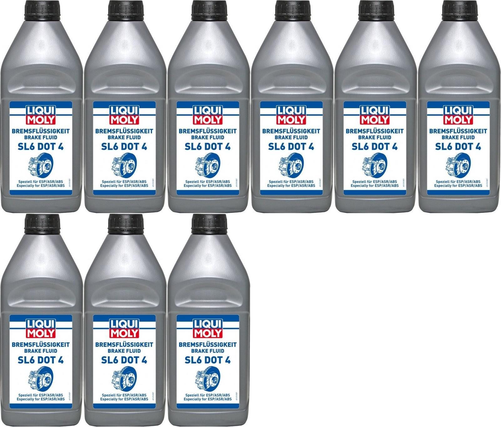 Liqui Moly 21168 Bremsflüssigkeit SL6 DOT 4 9x 1l = 9 Liter