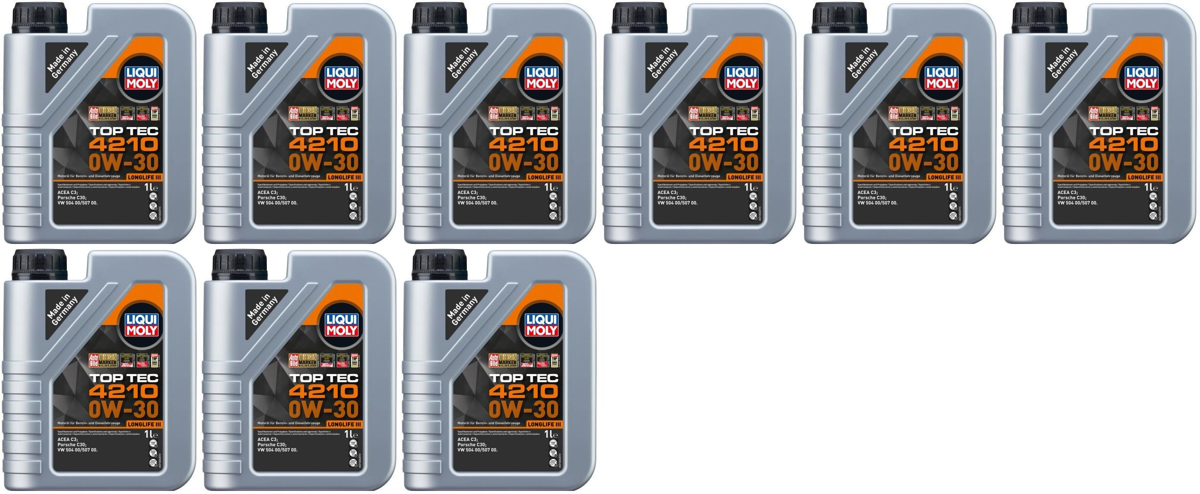 Liqui Moly 21604 Top Tec 4210 0W-30 9x 1l = 9 Liter