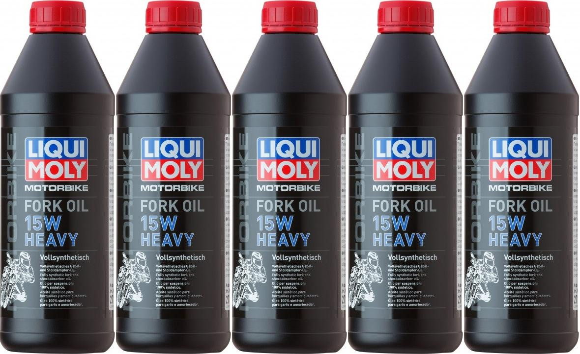 Liqui Moly 2717 Motorbike Fork Oil 15W heavy Gabelöl 5x 1l = 5 Liter